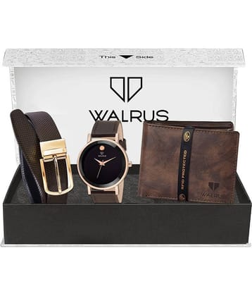Walrus WWWBC-COMBO8 Leather Analog Men's Watch