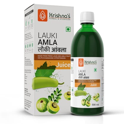 Krishna's Herbal & Ayurveda Lauki Amla Juice 500 ml  Pack of 1