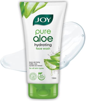 Joy Hydrating Aloe Vera Face Wash for Summers Controls Excess Oil & Removes Dirt 150ml (Pack of 1)
