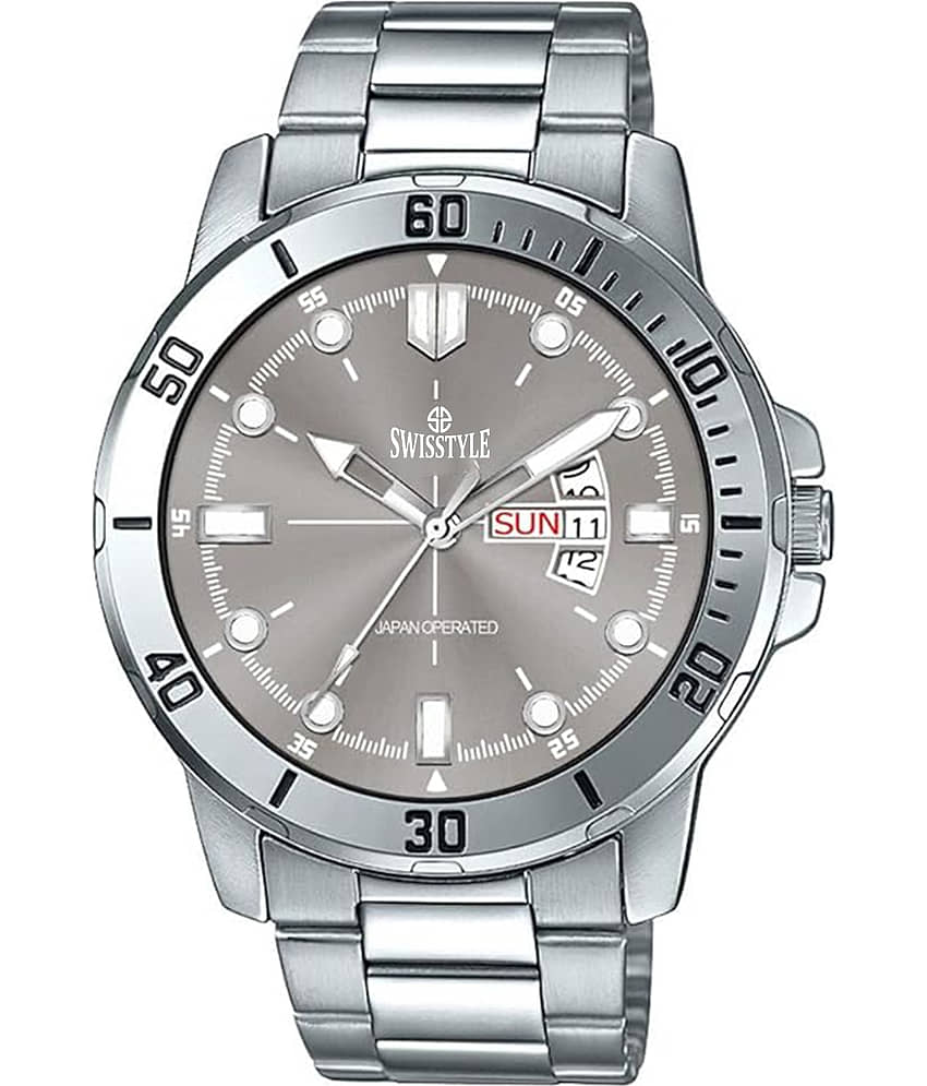 Swisstyle Silver Stainless Steel Analog Men's Watch