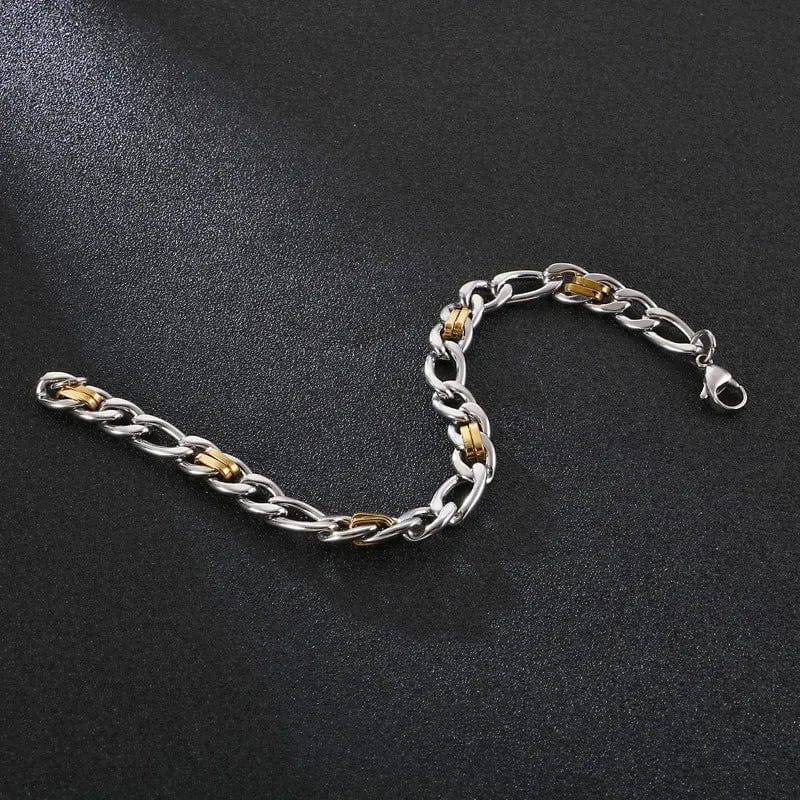 Antique-Lithograph - Height:19CM / Silver & Gold / Surgical Grade Steel