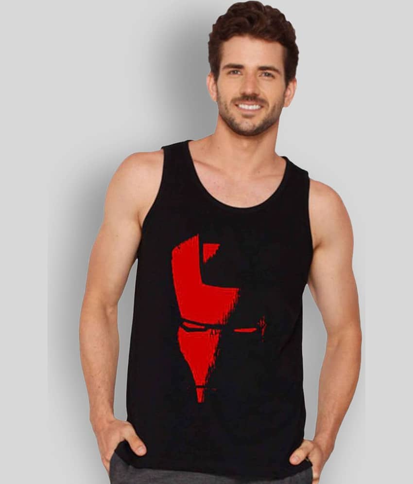 Veirdo - Black Cotton Blend Regular Fit Men's T-Shirt ( Pack of 1 )