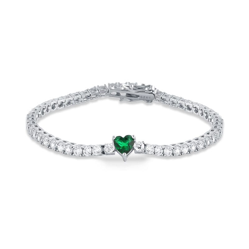 Heartbeat 925 Sterling Silver Bracelet for women