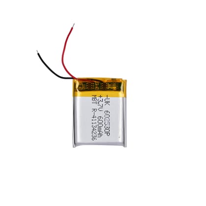 Mobatree 602530P 3.7V 600 mAh  Lipo Bluetooth Battery for Bluetooth Headset, Wirelss Speaker, Remote Control Toys