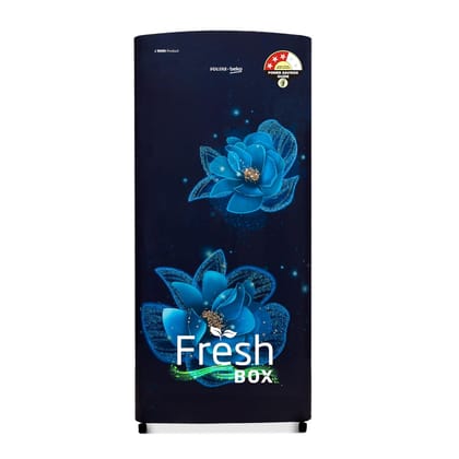 Voltas Beko, A Tata Product 183 L 3 Star Direct Cool Single Door Refrigerator (2024 Model, RDC215C/S0BFR0M0000GO, Fressia Blue, With Fresh Box Technology and Chiller Zone) Fressia Blue