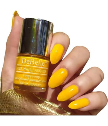DeBelle Yellow Glossy Nail Polish 8 ( Pack of 1 )