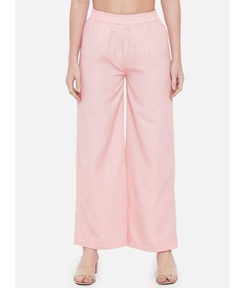 ALL WAYS YOU - Polyester Regular Pink Women's Formal Pants ( Pack of 1 )