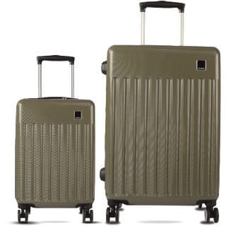 Timus Neolite Premium Polycarbonate Luggage Set - Small  Large Combo (58cm, 78cm)(Green)