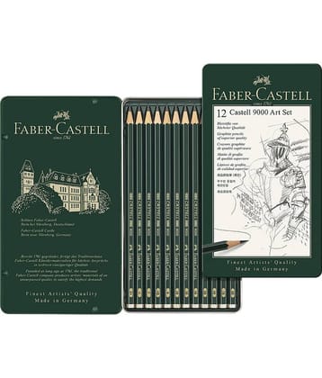 Faber-Castell Castell 9000 Pencil (Pack Of 12)