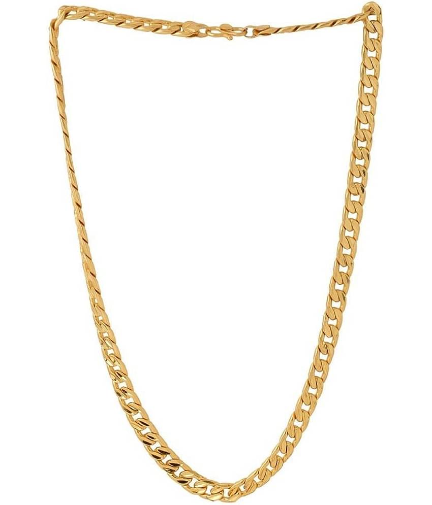 Charms Gold Plated Chain ( Set of 1 )