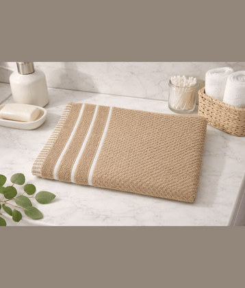 Satisfyn Pack of 1 Cotton 401-450 -GSM Hand Towel ( Blue )