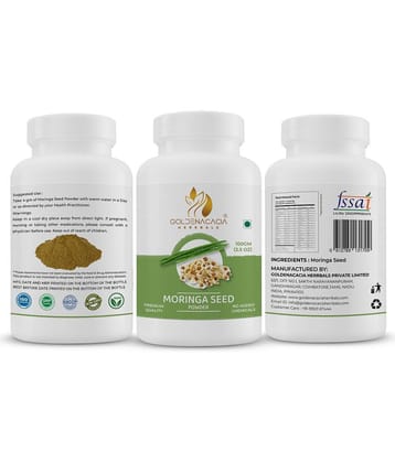 GOLDENACACIA HERRBALS Moringa Seed 100 Powder 1 gm