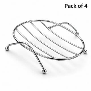 Stainless Steel Soap Dish Case/Soap Stand/Soap Holder for Bathroom (Pack of 4)