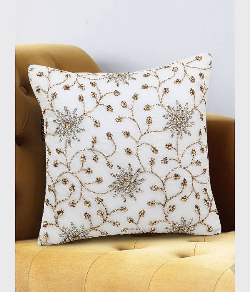 mezposh Single Polyester Cushion Covers 40X40 cm (16X16)