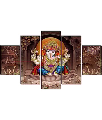 Saf Lord Ganesh Ji Religious Wall Hanging Framed Painting