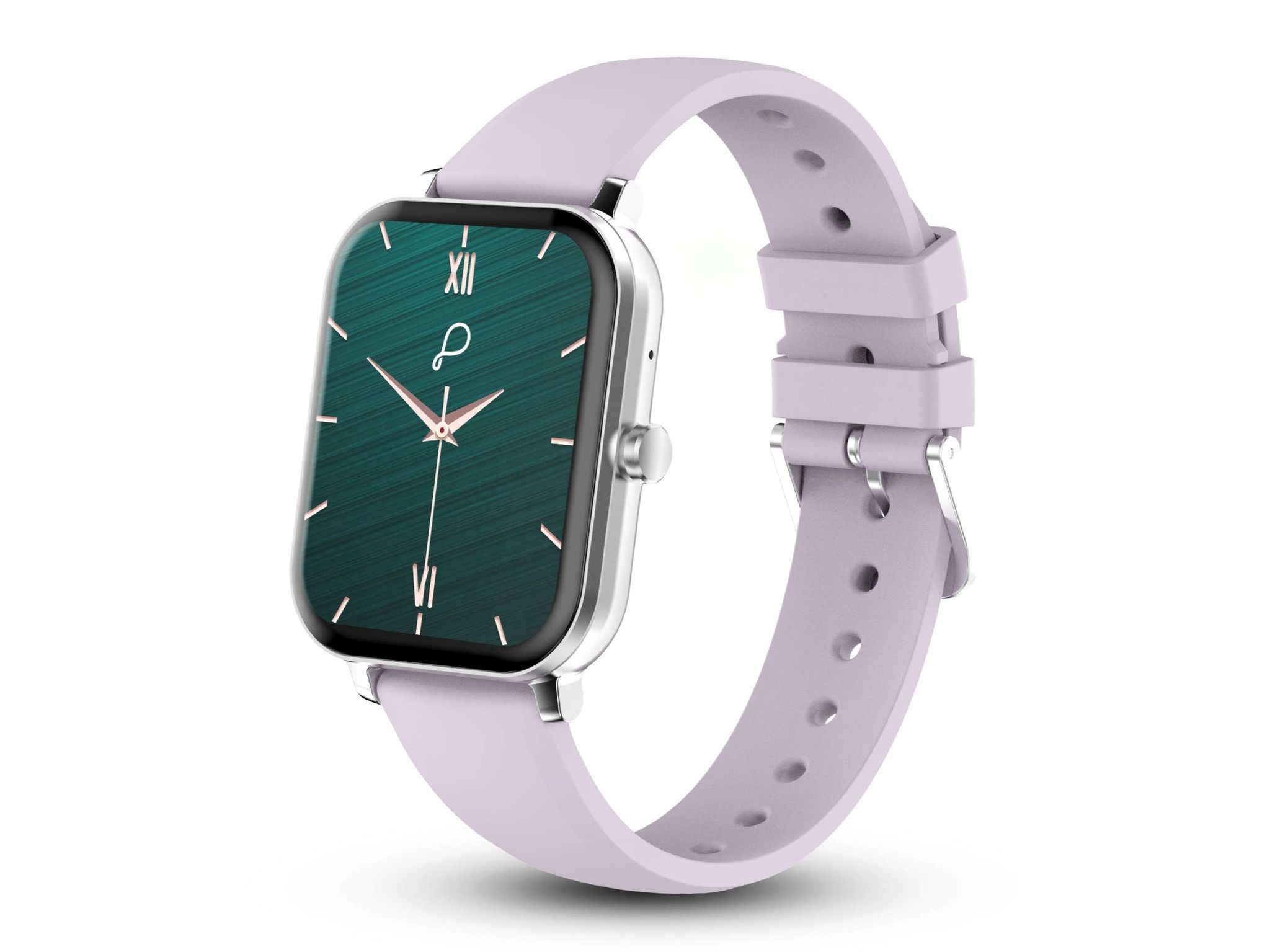 Pebble Viva 1.75 True HD Display, Bluetooth Calling, Female Health Monitoring, Voice Assistant, DIY Watch Faces, Full Touch, Step Tracker Smart Watch - Lilac