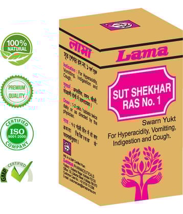 Lama Sutsekhar Ras With Gold And Pearl Tablet 25 No.S Pack of 1
