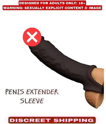 SEX TANTRA PRESENT Dragon 9 Inch Pure Silicone Reusable Jumbo Penis Extension Sleeve