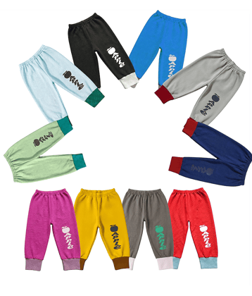 MATRIX ENTERPRISES Pack of 10 Baby Boys Cotton Blend Trackpant ( Multicolor )