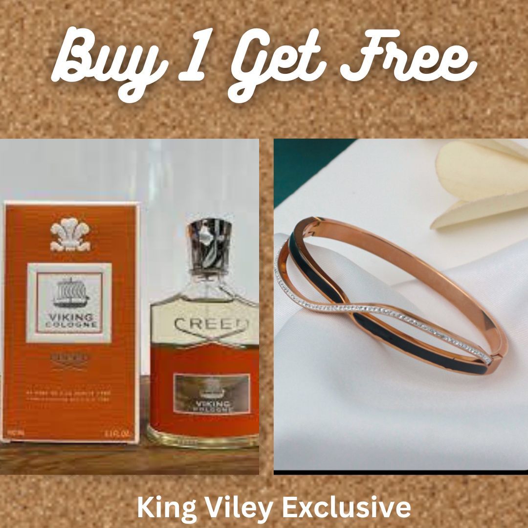 BUY 1 GET 1 Crreed Viking Eau De perfume Vial (100ml) And Bracelet