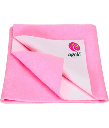 Apala Purple Laminated Bed Protector Sheet ( Pack of 1 )