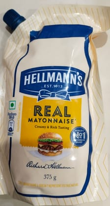 Hellmanns real mayonnaise creamy & rich tasting 375 g