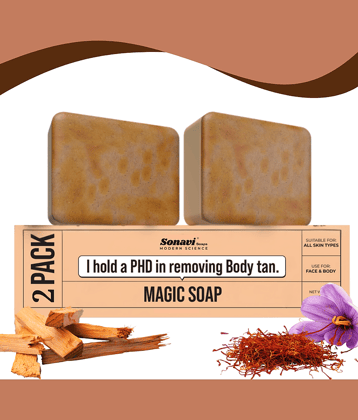 Sonavi Skin Whitening GHARSOAP Soap for All Skin Type ( Pack of 2 )