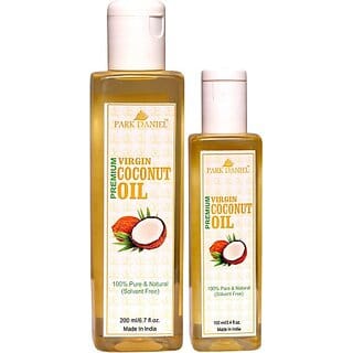 PARK DANIEL Virgin Coconut Oil - Pure and Natural Combo pack of 2(200 ml and 100 ml) bottles (300 ml) (300 ml)