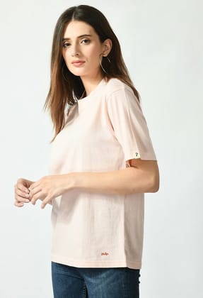 Drop Shoulder Crew Neck Tee High Rib Collar - Made in BCI Cotton X-Large / Maroon