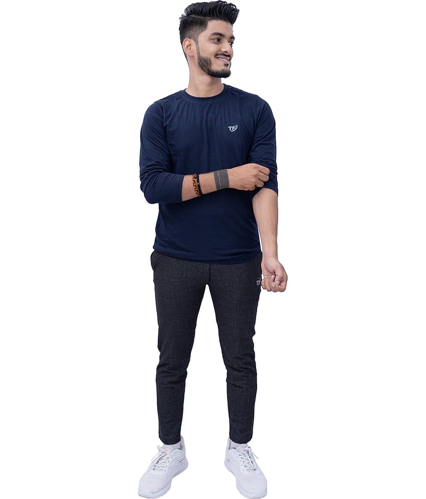 TF Dark Grey Cotton Blend Men's Sports Trackpants ( Pack of 1 )