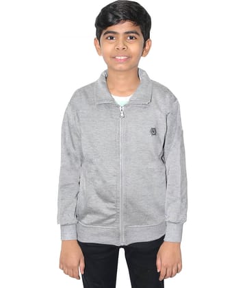 Goodluck Pack of 1 Boys Wollen Cardigans Sweater ( Gray )