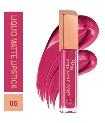 SKIN SMOOTHIE Velvet Non Transfer Liquid Lipstick for Women 3ml, Date Night, (Pack of 1)