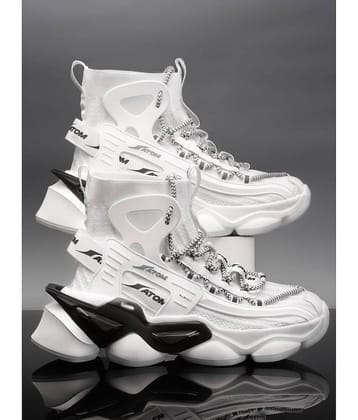 ATOM Gansta1 White Men's Lifestyle Shoes