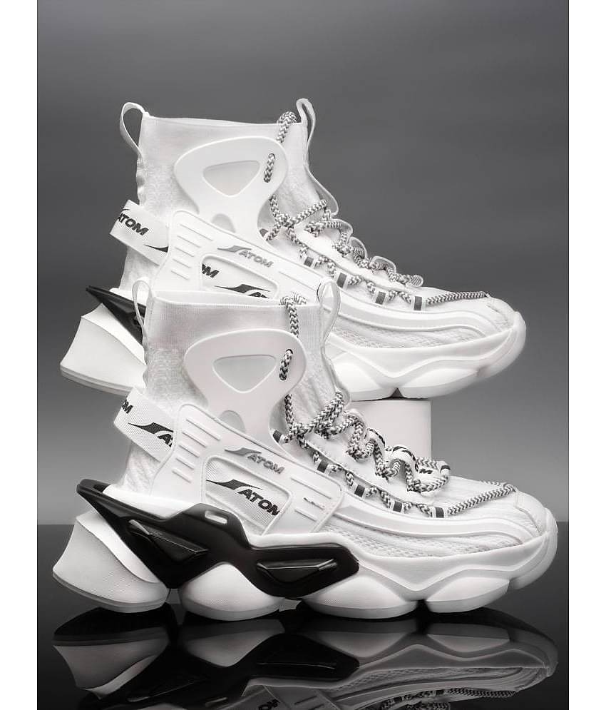 ATOM Gansta1 White Men's Lifestyle Shoes