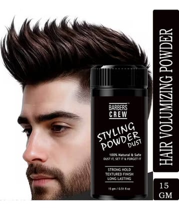 Barbers Crew hair styling powder for High Volume,  Strong Hold Matte 15 gm