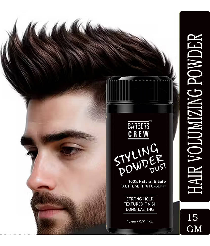 Barbers Crew hair styling powder for High Volume,  Strong Hold Matte 15 gm