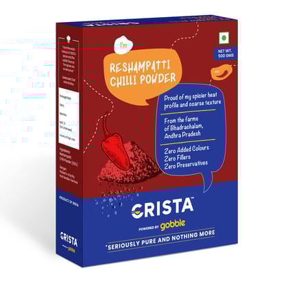 CRISTA Reshampatti Chilli Powder, 500 gm