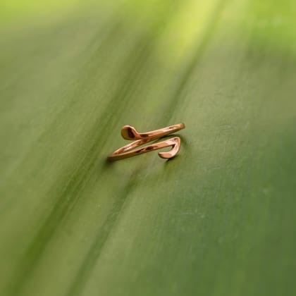 Melody Music Sterling Silver Ring-Adjustable / Rose Gold