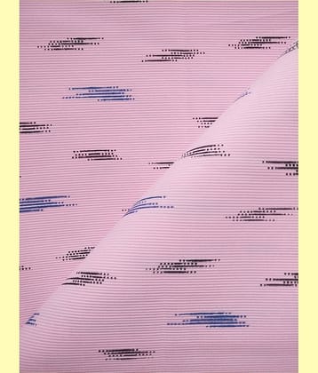 Makhanchor - Pink Cotton Men's Unstitched Shirt Piece ( Pack of 1 )
