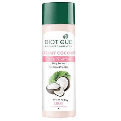 Biotique Creamy Coconut Deep Nourish Body Lotion 120ml