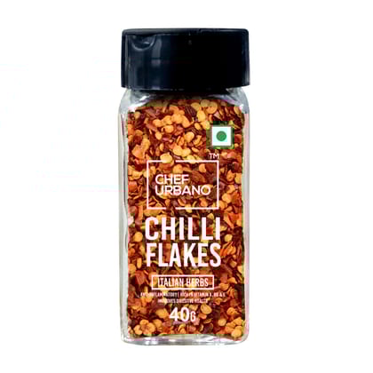 Chef Urbano Herbs Chilli Flakes Sprinkler 40 Gms (MRP: Rs. 99/-) Chef Urbano Herbs Chilli Flakes Sprinkler 40 Gms (MRP: Rs. 99/-)