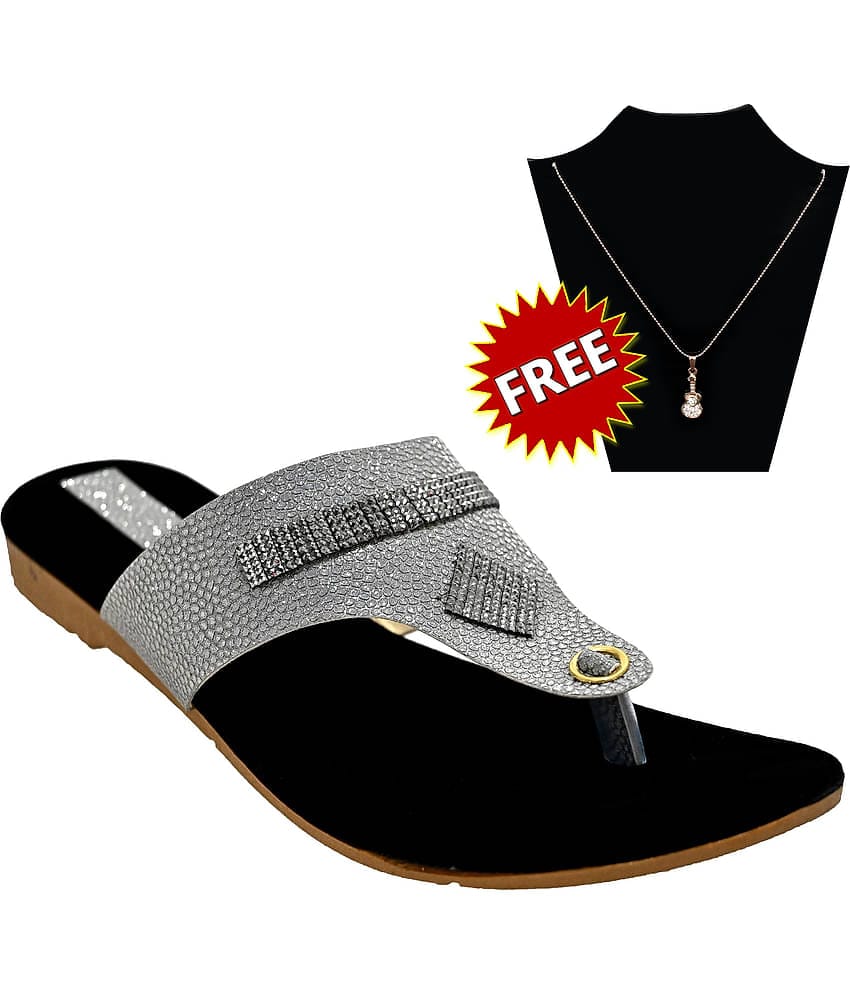 Altek Silver Women's Flats