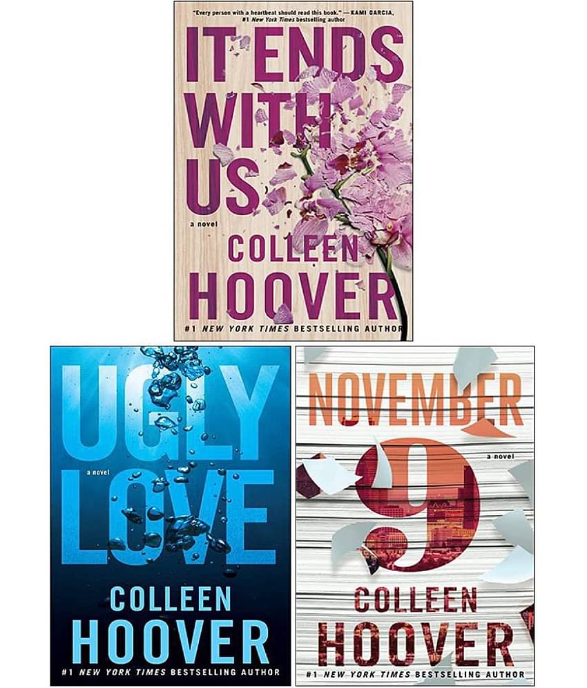 November 9 + It Ends With Us + Ugly Love: Colleen Hoover 3 Books Set (English, Paperback)
