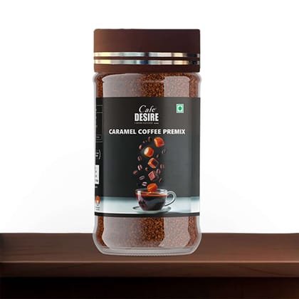 Caramel Coffee Premix Jar 500g