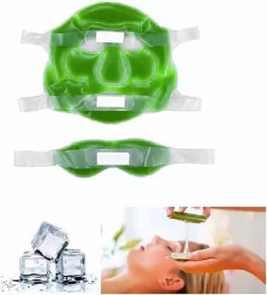 Elecsera Aloe Vera gel based multipurpose magnetic eye and face cool mask