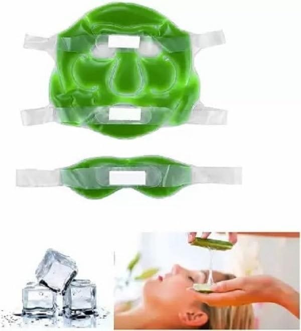 Elecsera Aloe Vera gel based multipurpose magnetic eye and face cool mask