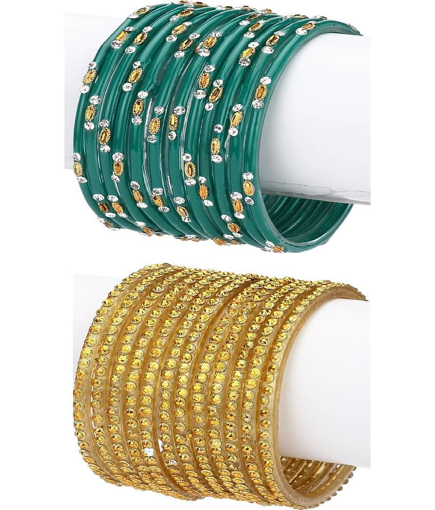 Somil Designer Wedding Fancy Glass Bangle Set For Party, Marriage, Function And Daily Use