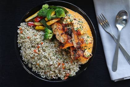 Baked Chicken Steak Super Bowl
