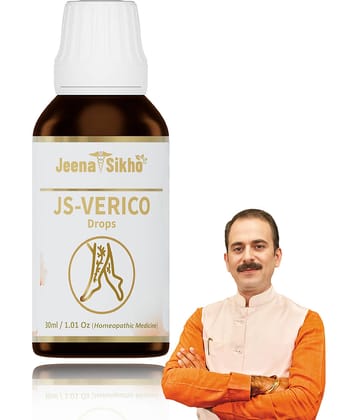 Jeena Sikho JS-Verico Drop | Drops For Varicose Vein And Spider Veins, 30ml