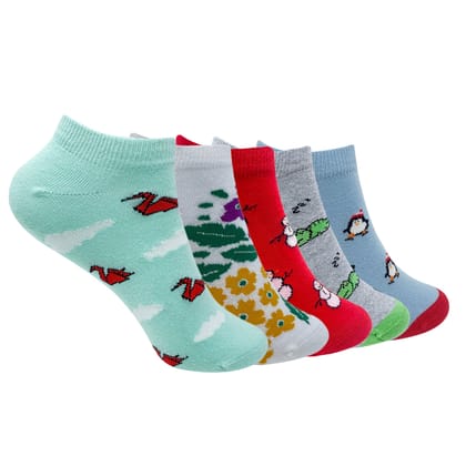 Snazzy Snug Set of 5 Socks For Women
